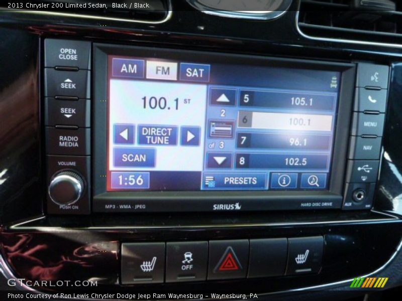 Black / Black 2013 Chrysler 200 Limited Sedan