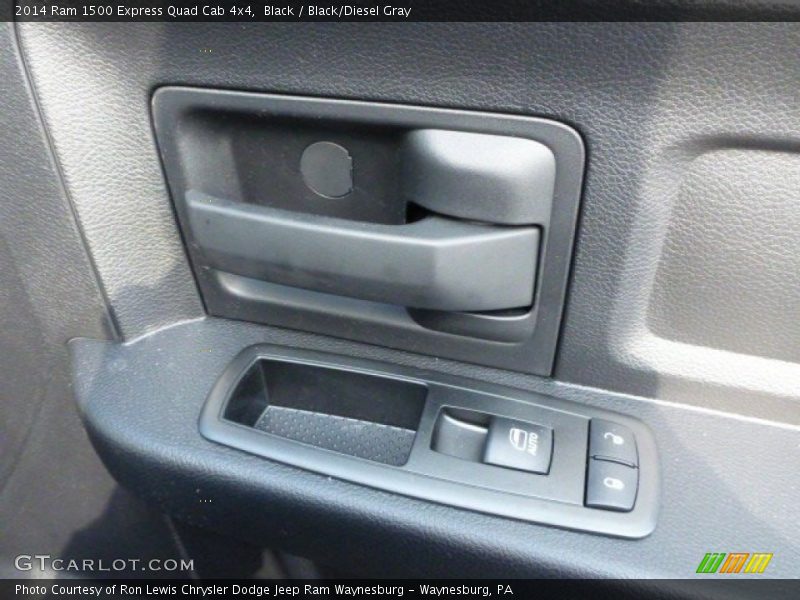 Black / Black/Diesel Gray 2014 Ram 1500 Express Quad Cab 4x4