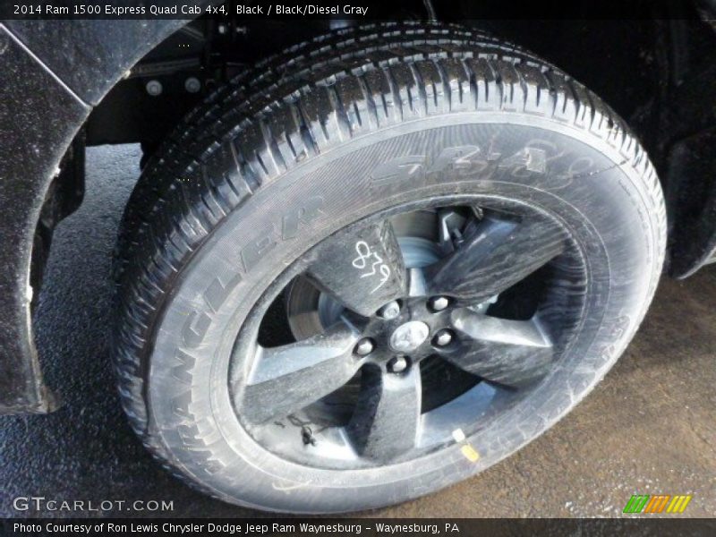 Black / Black/Diesel Gray 2014 Ram 1500 Express Quad Cab 4x4