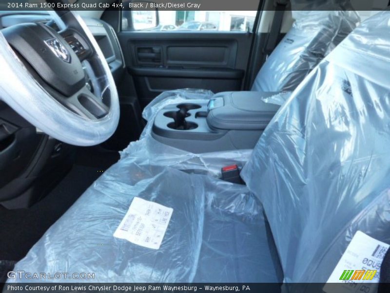 Black / Black/Diesel Gray 2014 Ram 1500 Express Quad Cab 4x4