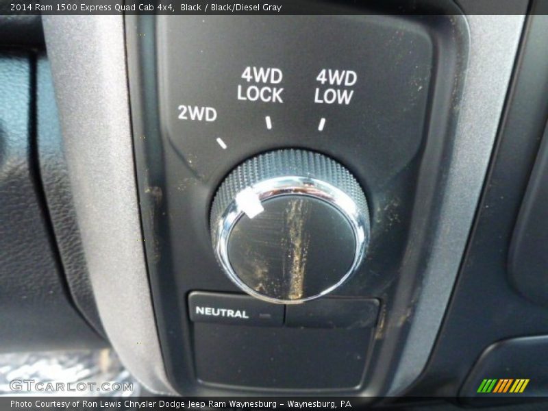 Black / Black/Diesel Gray 2014 Ram 1500 Express Quad Cab 4x4