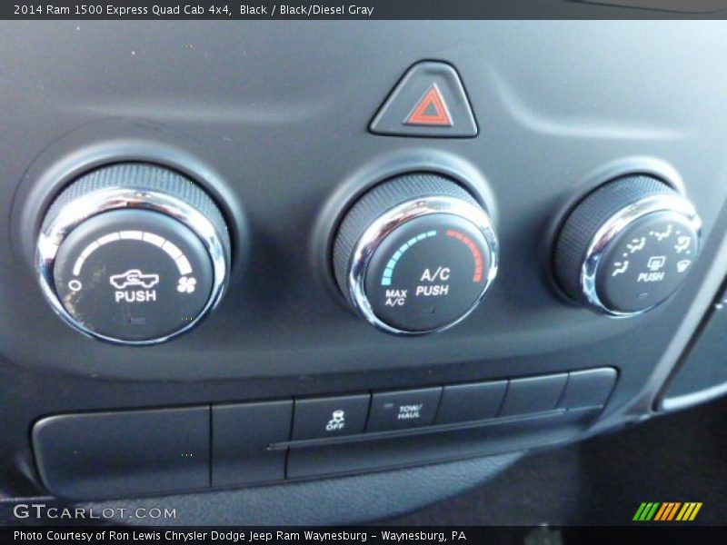 Black / Black/Diesel Gray 2014 Ram 1500 Express Quad Cab 4x4