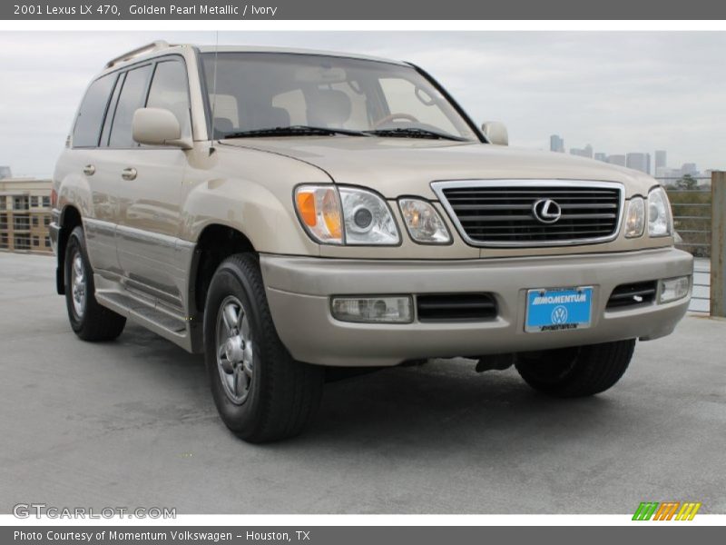 Golden Pearl Metallic / Ivory 2001 Lexus LX 470
