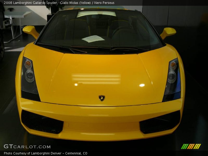 Giallo Midas (Yellow) / Nero Perseus 2008 Lamborghini Gallardo Spyder