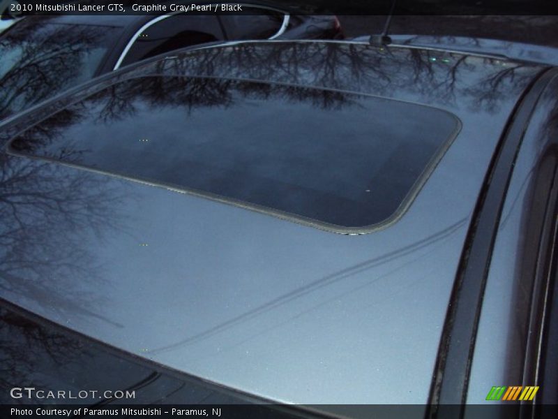 Graphite Gray Pearl / Black 2010 Mitsubishi Lancer GTS