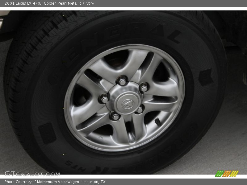 Golden Pearl Metallic / Ivory 2001 Lexus LX 470