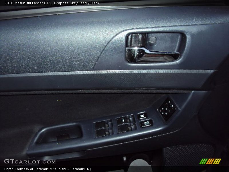 Graphite Gray Pearl / Black 2010 Mitsubishi Lancer GTS