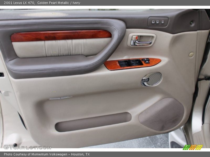 Golden Pearl Metallic / Ivory 2001 Lexus LX 470