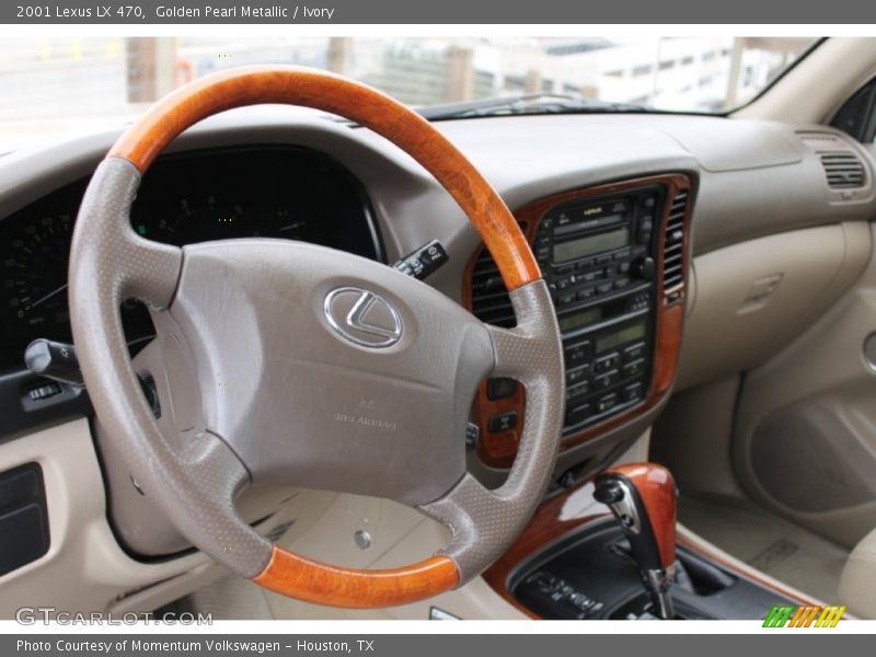 Golden Pearl Metallic / Ivory 2001 Lexus LX 470