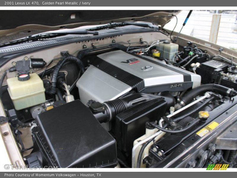 Golden Pearl Metallic / Ivory 2001 Lexus LX 470