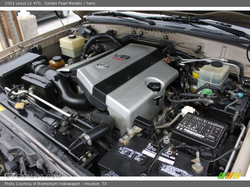 Golden Pearl Metallic / Ivory 2001 Lexus LX 470