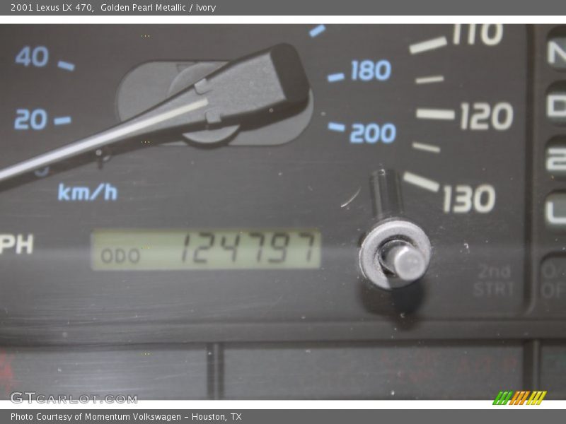 Golden Pearl Metallic / Ivory 2001 Lexus LX 470