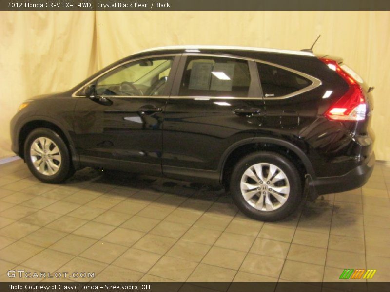 Crystal Black Pearl / Black 2012 Honda CR-V EX-L 4WD