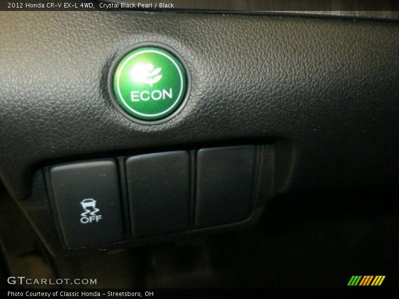 Crystal Black Pearl / Black 2012 Honda CR-V EX-L 4WD