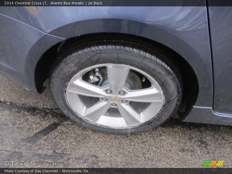 Atlantis Blue Metallic / Jet Black 2014 Chevrolet Cruze LT