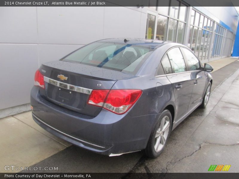 Atlantis Blue Metallic / Jet Black 2014 Chevrolet Cruze LT