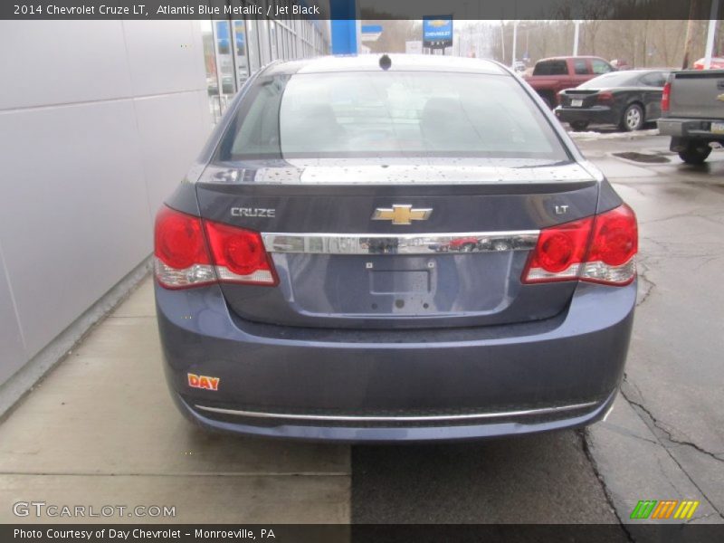 Atlantis Blue Metallic / Jet Black 2014 Chevrolet Cruze LT