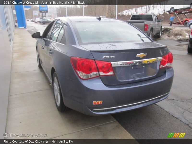 Atlantis Blue Metallic / Jet Black 2014 Chevrolet Cruze LT