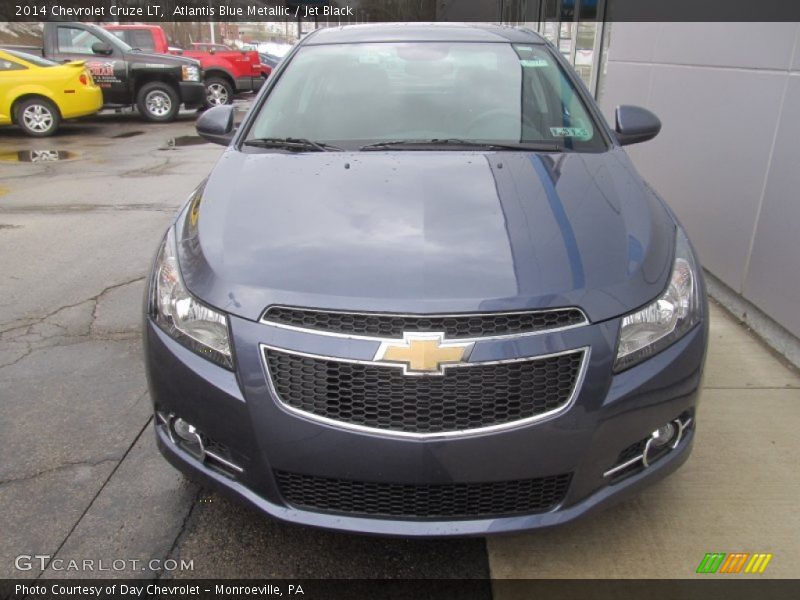 Atlantis Blue Metallic / Jet Black 2014 Chevrolet Cruze LT