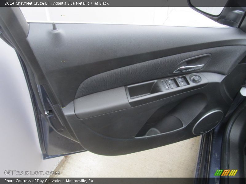 Atlantis Blue Metallic / Jet Black 2014 Chevrolet Cruze LT