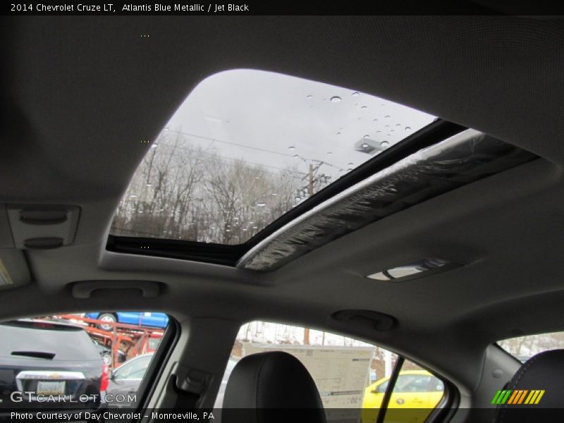 Atlantis Blue Metallic / Jet Black 2014 Chevrolet Cruze LT