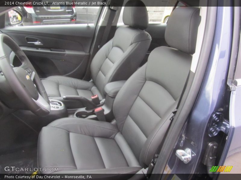 Atlantis Blue Metallic / Jet Black 2014 Chevrolet Cruze LT
