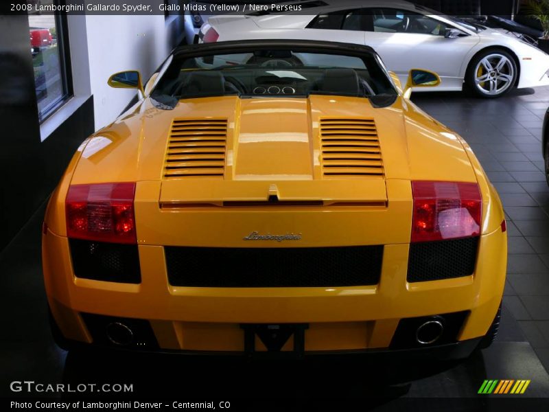 Giallo Midas (Yellow) / Nero Perseus 2008 Lamborghini Gallardo Spyder