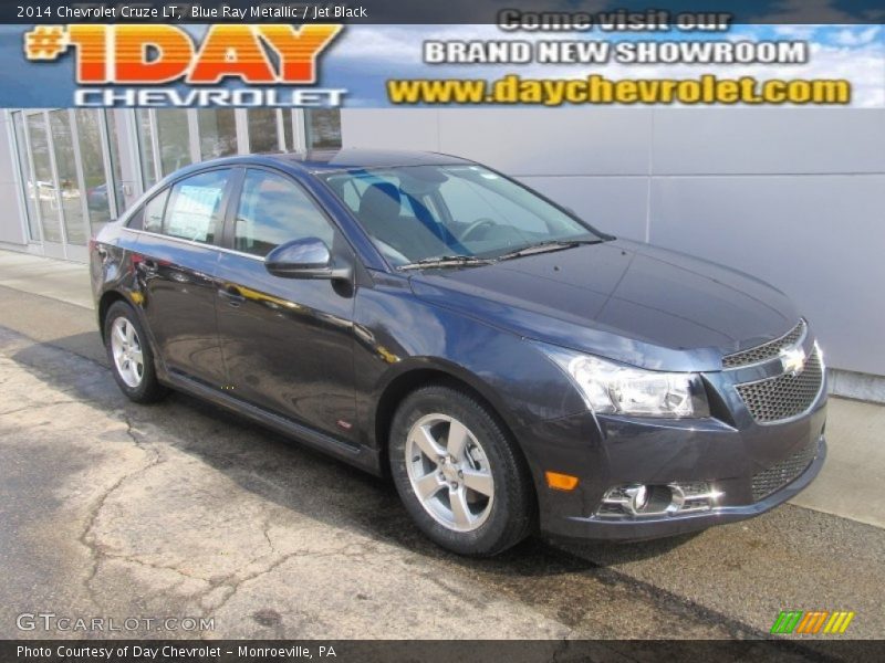 Blue Ray Metallic / Jet Black 2014 Chevrolet Cruze LT