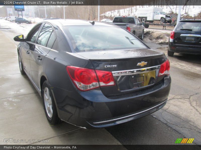Blue Ray Metallic / Jet Black 2014 Chevrolet Cruze LT