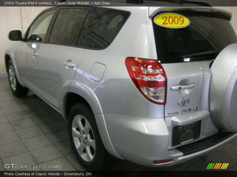 Classic Silver Metallic / Ash Gray 2009 Toyota RAV4 Limited