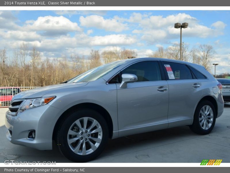 Classic Silver Metallic / Black 2014 Toyota Venza XLE