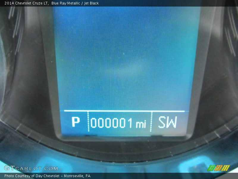 Blue Ray Metallic / Jet Black 2014 Chevrolet Cruze LT