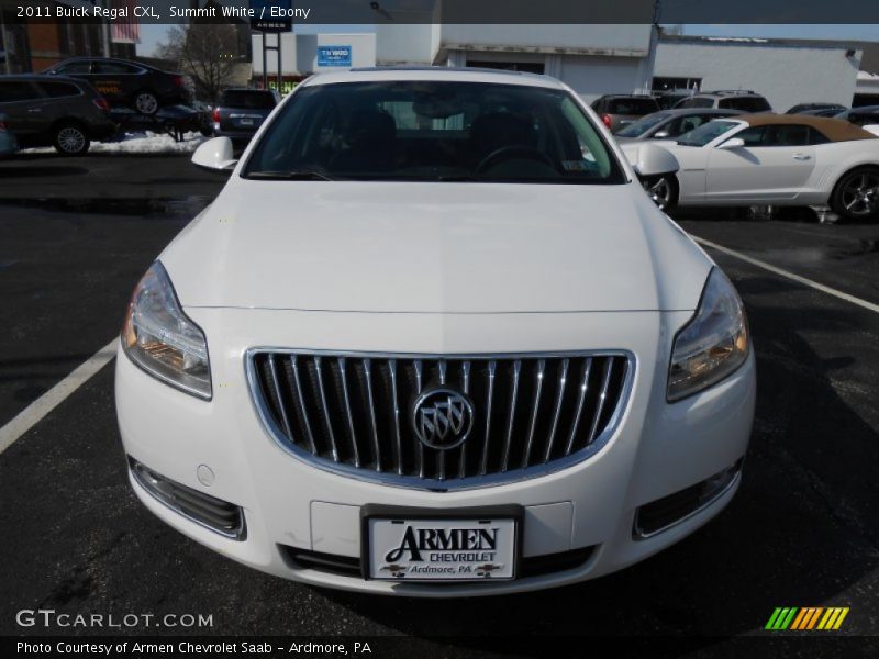 Summit White / Ebony 2011 Buick Regal CXL