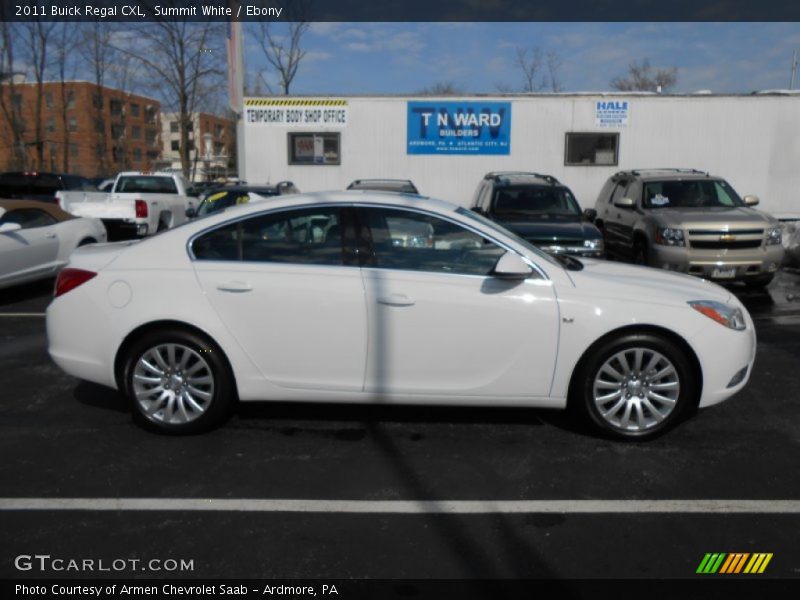 Summit White / Ebony 2011 Buick Regal CXL