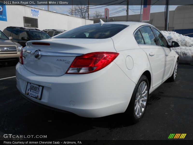 Summit White / Ebony 2011 Buick Regal CXL
