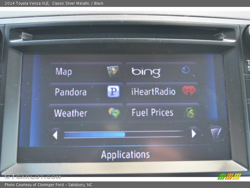 Classic Silver Metallic / Black 2014 Toyota Venza XLE