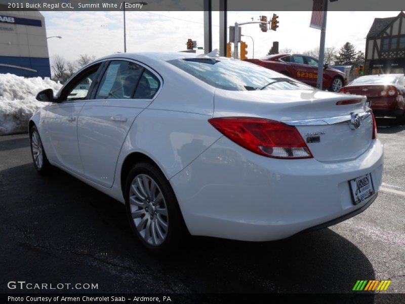 Summit White / Ebony 2011 Buick Regal CXL