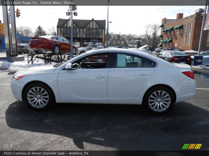 Summit White / Ebony 2011 Buick Regal CXL