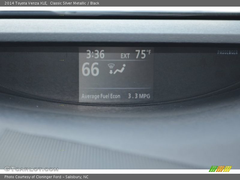 Classic Silver Metallic / Black 2014 Toyota Venza XLE