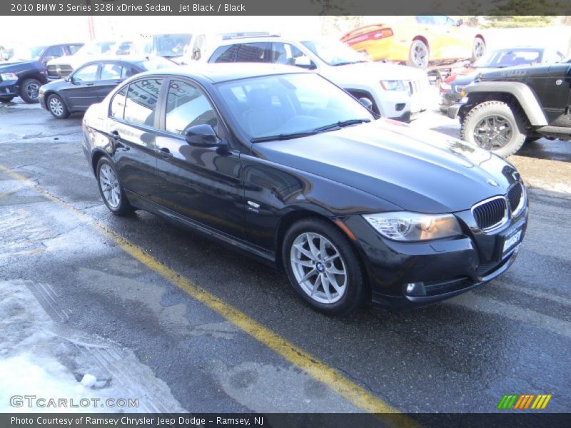 Jet Black / Black 2010 BMW 3 Series 328i xDrive Sedan