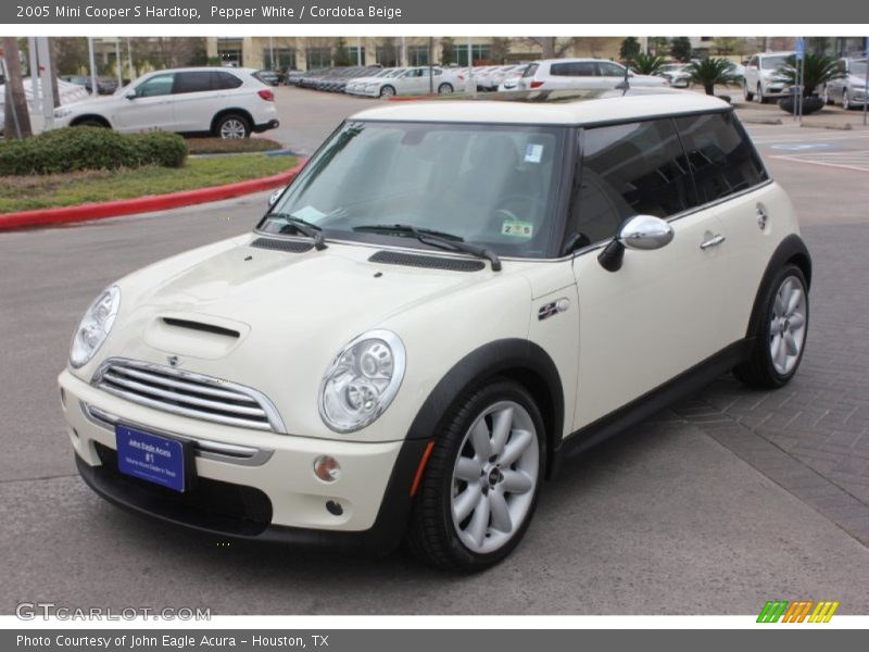 Pepper White / Cordoba Beige 2005 Mini Cooper S Hardtop