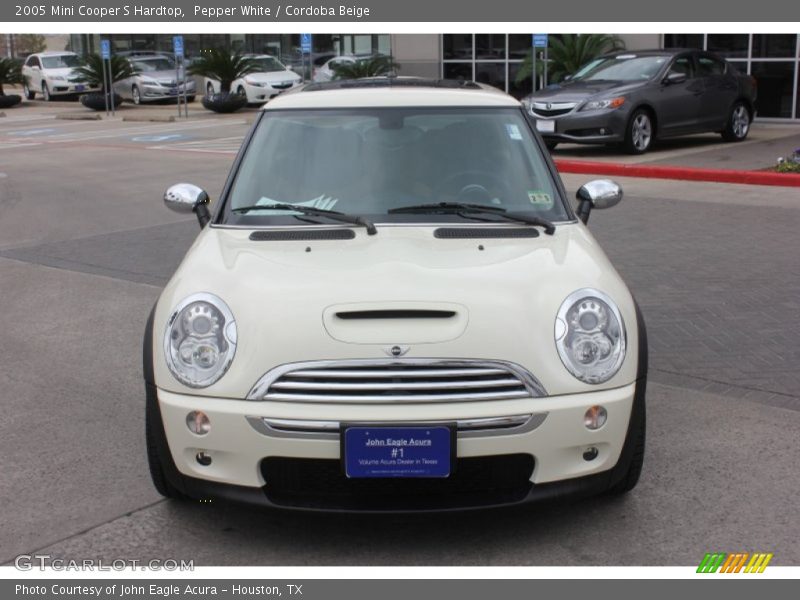 Pepper White / Cordoba Beige 2005 Mini Cooper S Hardtop