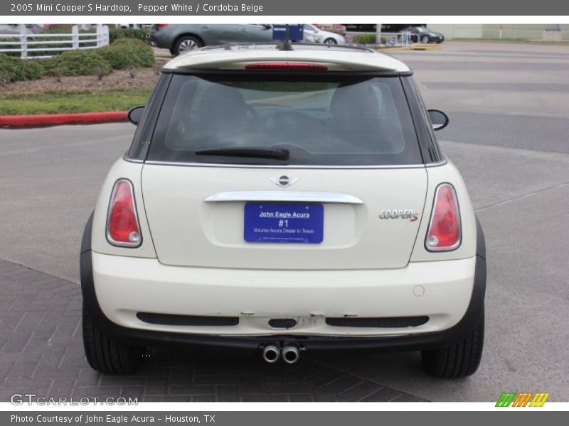 Pepper White / Cordoba Beige 2005 Mini Cooper S Hardtop