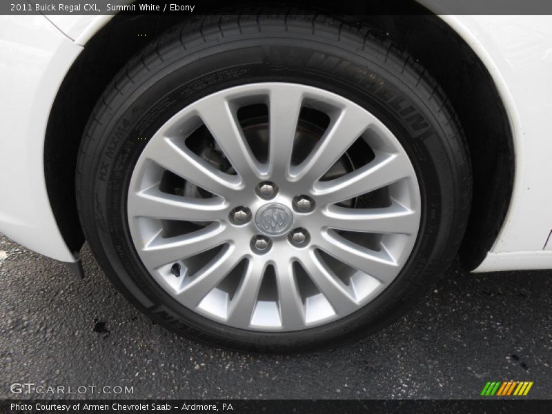 Summit White / Ebony 2011 Buick Regal CXL