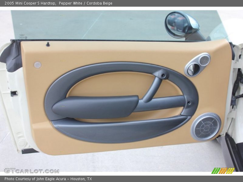 Pepper White / Cordoba Beige 2005 Mini Cooper S Hardtop