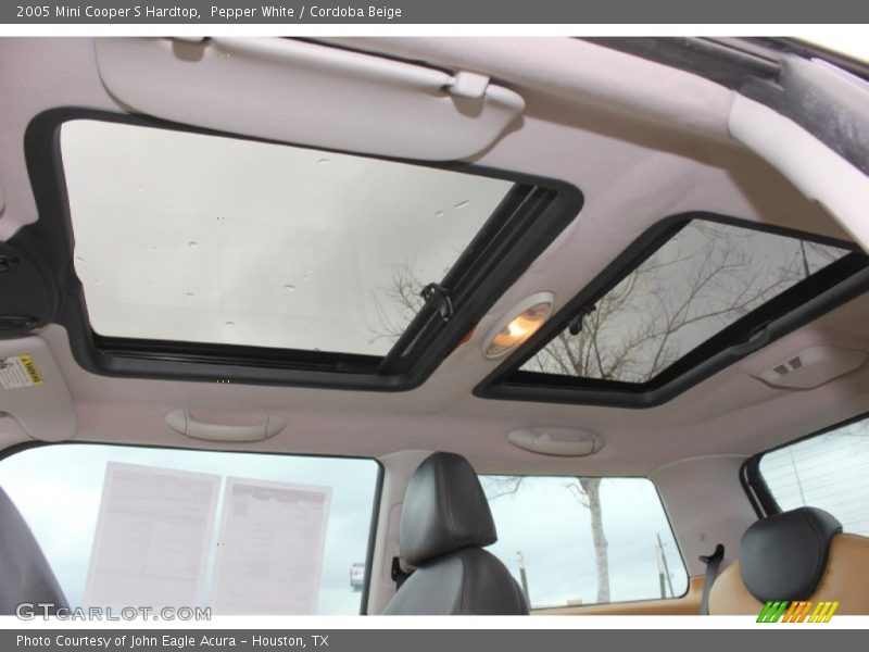 Pepper White / Cordoba Beige 2005 Mini Cooper S Hardtop