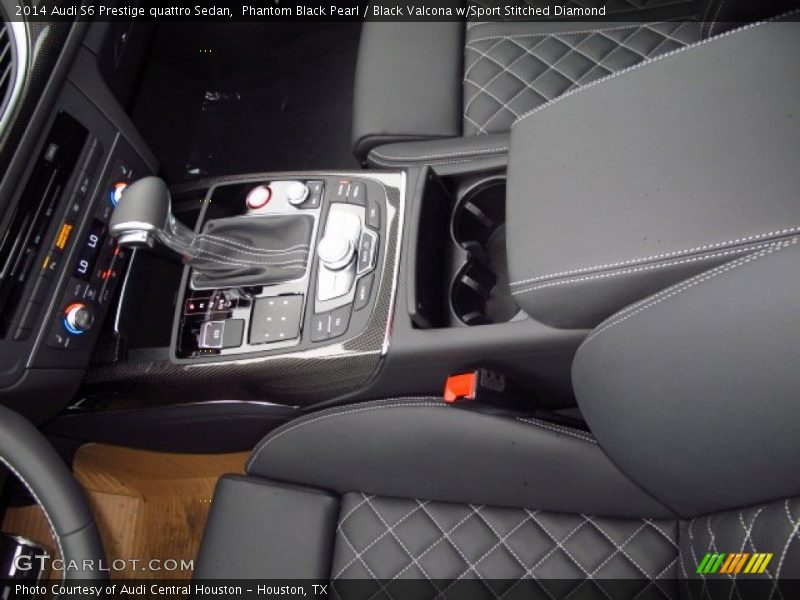 Phantom Black Pearl / Black Valcona w/Sport Stitched Diamond 2014 Audi S6 Prestige quattro Sedan