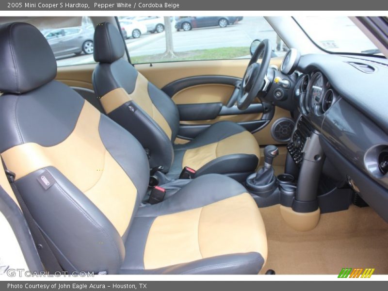 Pepper White / Cordoba Beige 2005 Mini Cooper S Hardtop