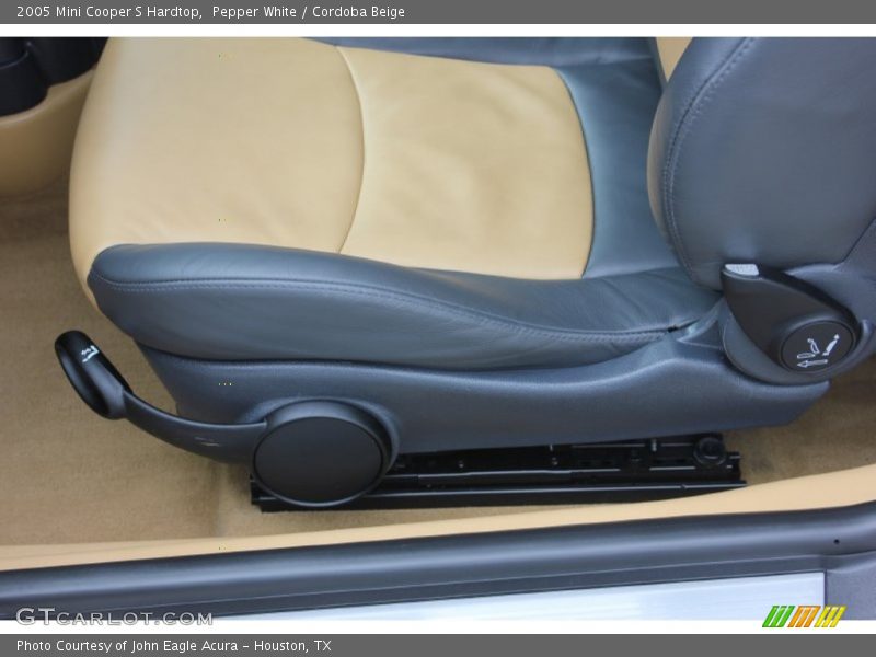 Pepper White / Cordoba Beige 2005 Mini Cooper S Hardtop