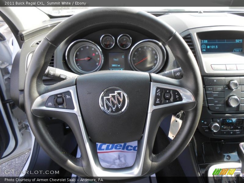 Summit White / Ebony 2011 Buick Regal CXL